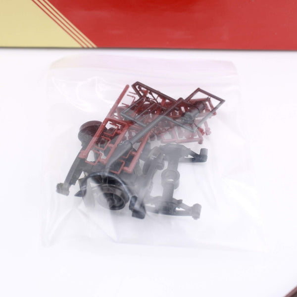 HO scale - 42" Undecorated Flat Fish Car - Red Caboose Kit