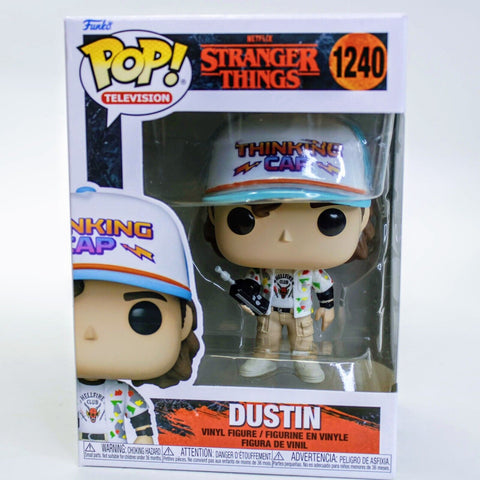 Funko POP TV Stranger Things S4 - Dustin Thinking Cap Figure #1240
