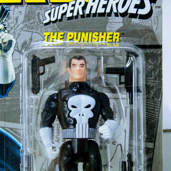 Marvel Comics Super Heroes The Punisher - Toy Biz Vintage ~4.75" Action Figure