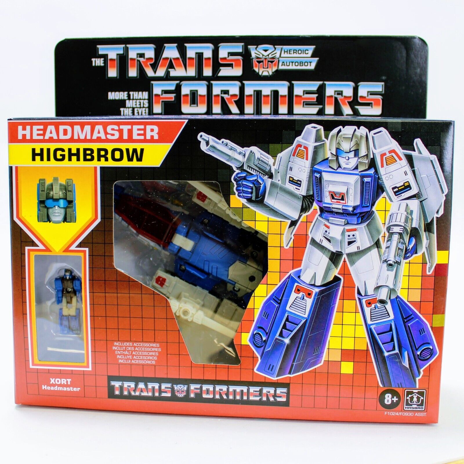 Transformers G1 Retro Headmaster Highbrow w/ Xort Original Reissue