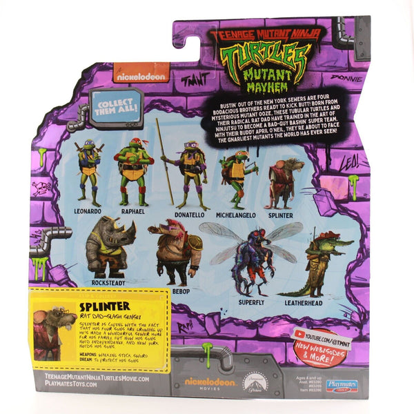 Teenage Mutant Ninja Turtles: Mutant Mayhem Splinter - Movie Figure 4.6”