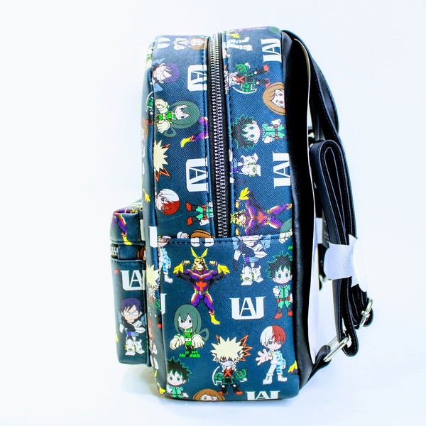 My Hero Academia Anime Chibi Faux Leather 11" Mini Backpack / Bag
