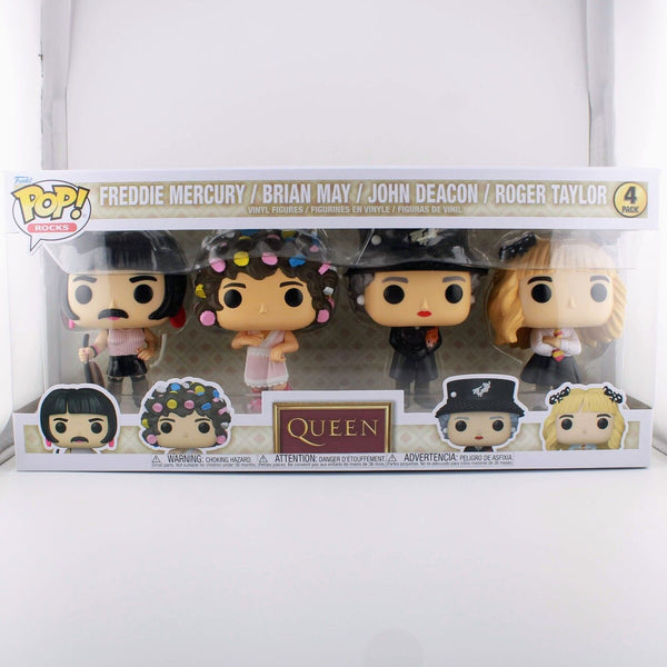 Funko Pop Queen I Want to Break Free Vinyl Figure 4-Pack - Freddie Mercury +