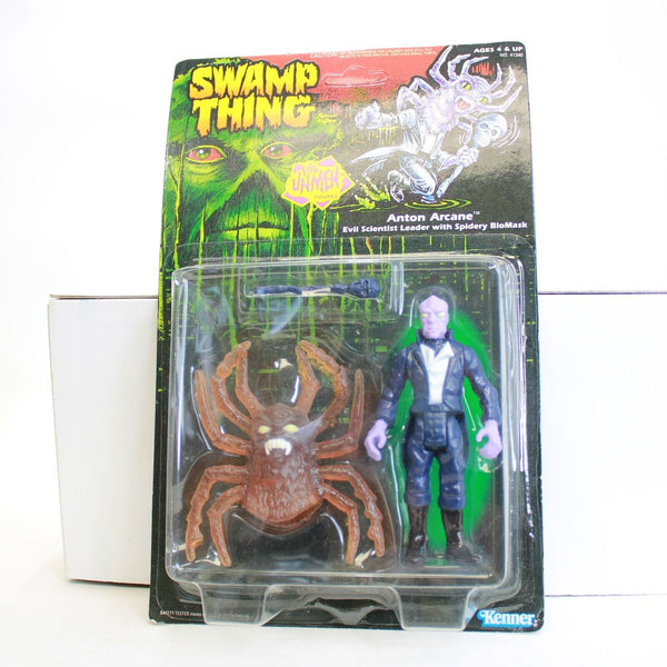 Unpunched - Anton Arcane - Swamp Thing Figure - Sealed - Vintage 1990 Kenner