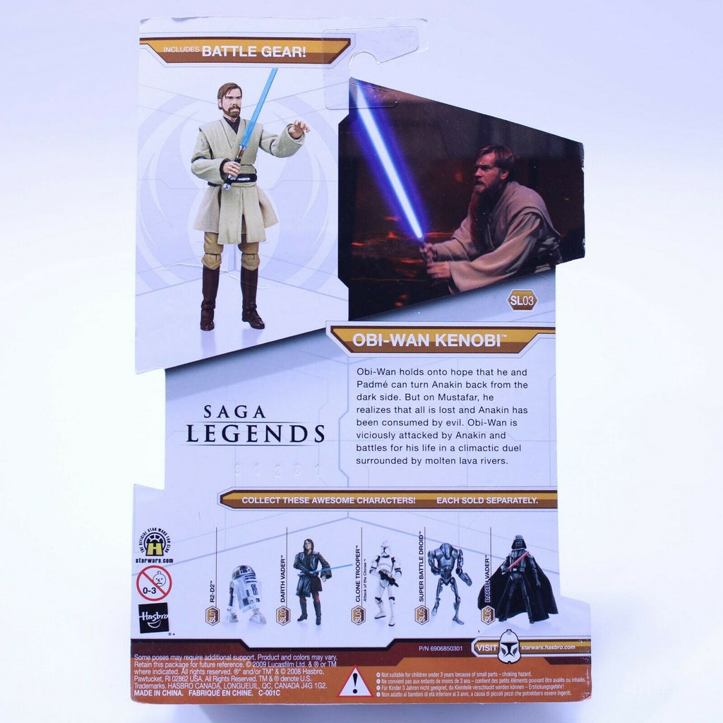 Hasbro Star Wars The Legacy Collection Obi-Wan Kenobi W/ Clone Gear 89032