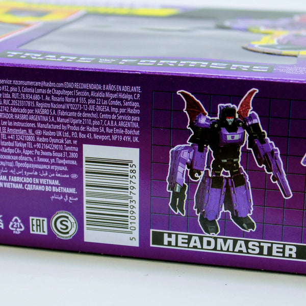 Transformers G1 Retro Headmaster Mindwipe w/ Decepticon Vorath Original Reissue