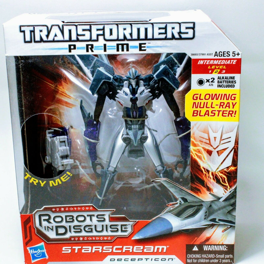 Transformers Prime Starscream - Robots in Disguise RID Voyager Class F ...