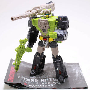 Transformers Titans Return Furos and Hardhead - Headmaster Figure 100% Complete