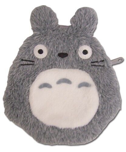 My Neighbor Totoro Plush Wallet / Purse Coins Grey Bag Studio Ghibli