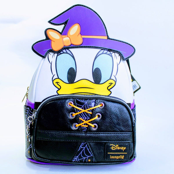 Loungefly Disney Daisy Duck Witch Halloween Mini Backpack / Bag GITD Exclusive