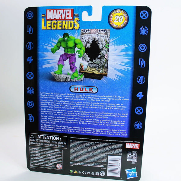 Marvel Legends Hulk - Retro Classic 20th Anniversary 6" Figure - Series 1 ToyBiz