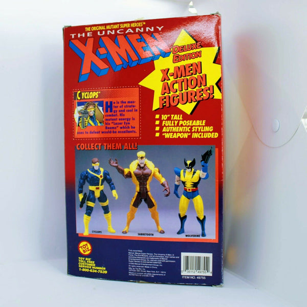 The Uncanny X-Men Cyclops - Marvel 10" Fully Poseable Action Figure Toybiz