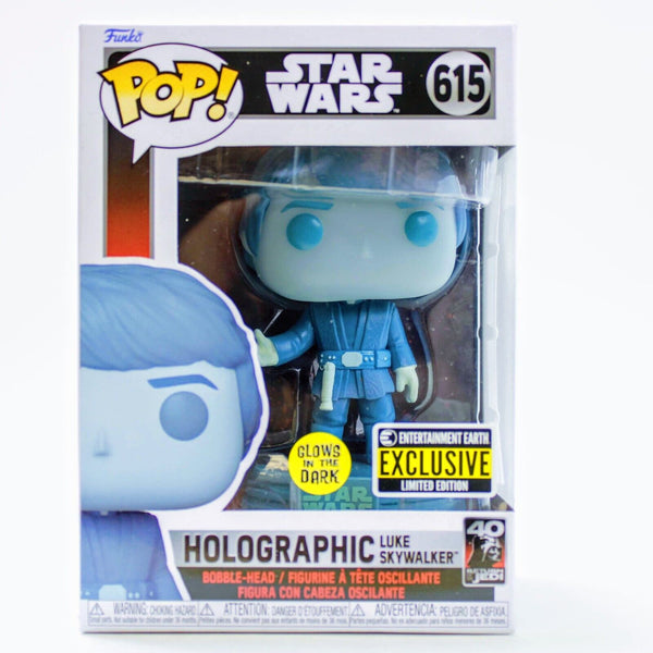 Funko Pop Star Wars: Luke Skywalker Hologram Return of the Jedi 40th Glow #615