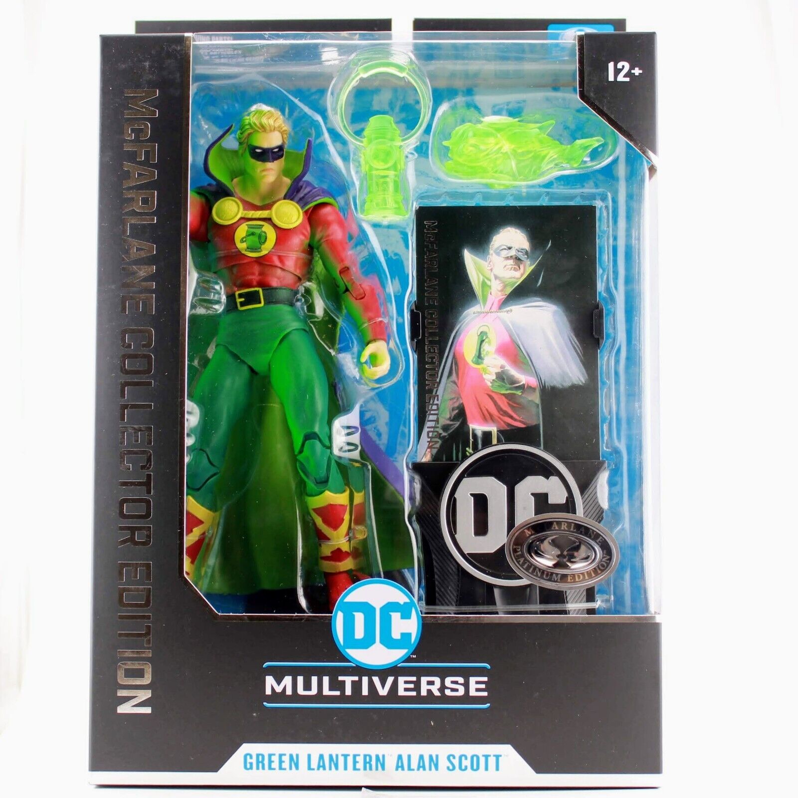 McFarlane DC Alan Scott Green Lantern Platinum CHASE 7