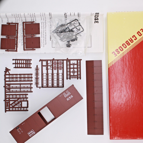 HO scale - NH 30034 - Red Caboose - 40' NY, NH & Hartford AAR Box Car Kit