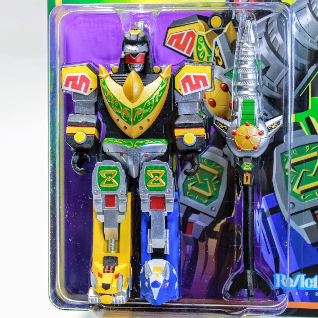 Super7 Mighty Morphin Power Rangers Dragonzord Black & Gold - 6 in Reaction Figure Super7 Mighty Morphin Power Rangers Dragonzord Black & Gold - 6 in Reaction Figure