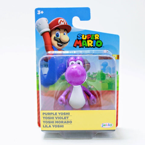 World of Nintendo Super Mario - Purple Yoshi 2.5" Mini-Figure Jakks Pacific