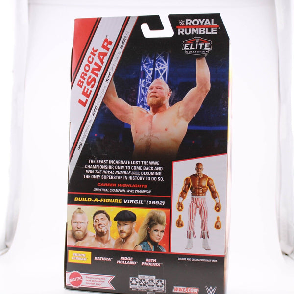 WWE Elite Royal Rumble 2024 Brock Lesnar - Mattel Toy Wrestling Figure