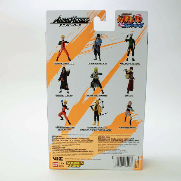 Bandai Anime Heroes Naruto Shippuden Uzumaki Naruto Sage of Six Paths 6" Figure