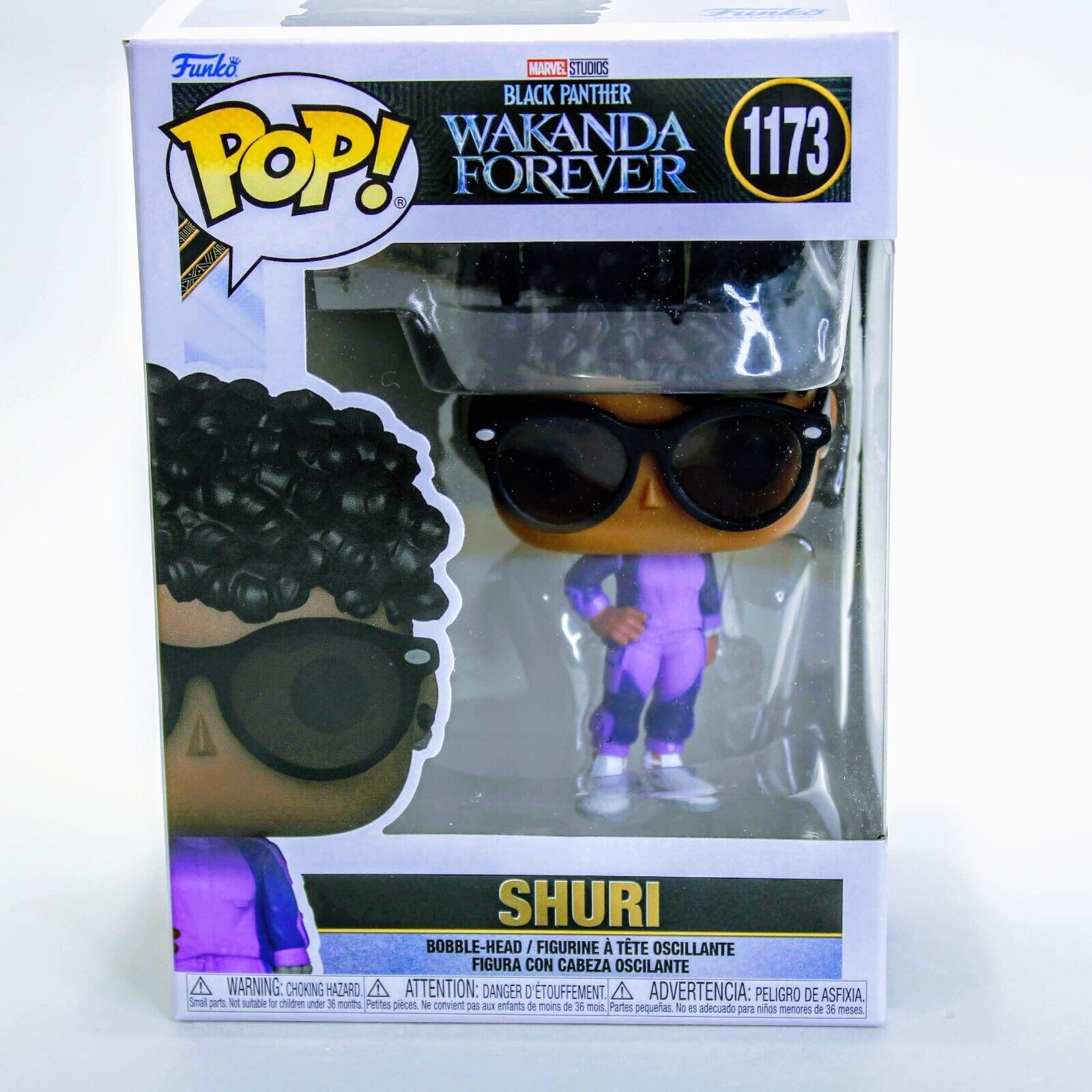 Funko Pop! Marvel Black Panther Wakanda Forever SHURI Sunglasses Outfit 1173