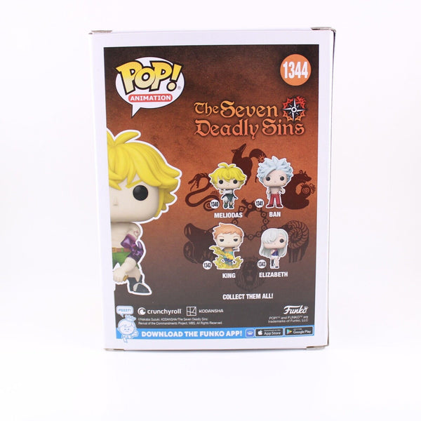 Funko Pop The Seven Deadly Sins CHASE Meliodas Demon Mode PX Exclusive # 1344